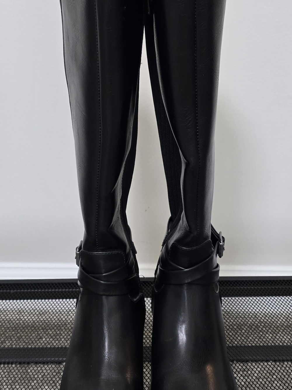 Life Stride Black Over-the-Knee Buckle Boots